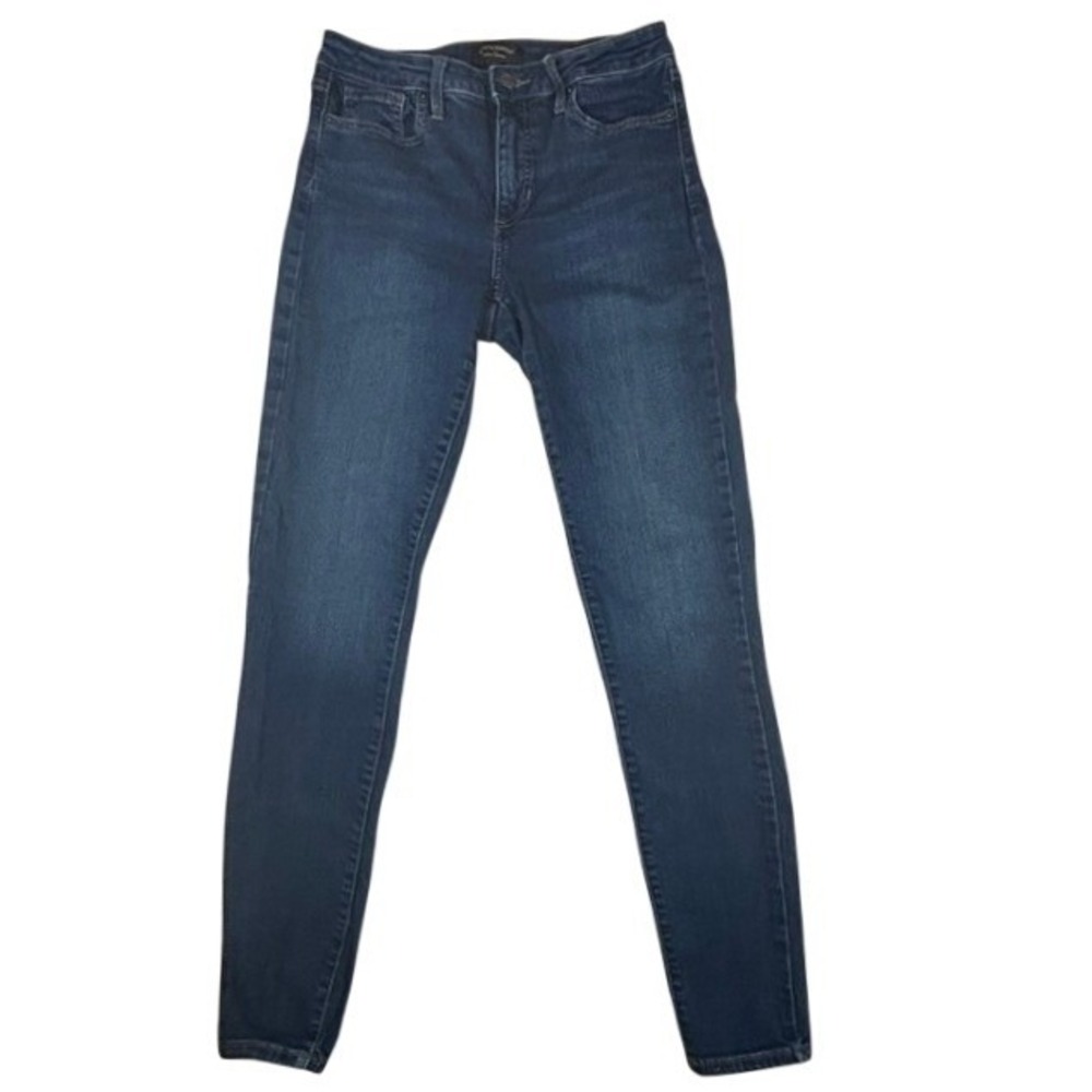 Banana Republic Women's Curvy Skinny Dark Wash Stretch Denim Jeans 6